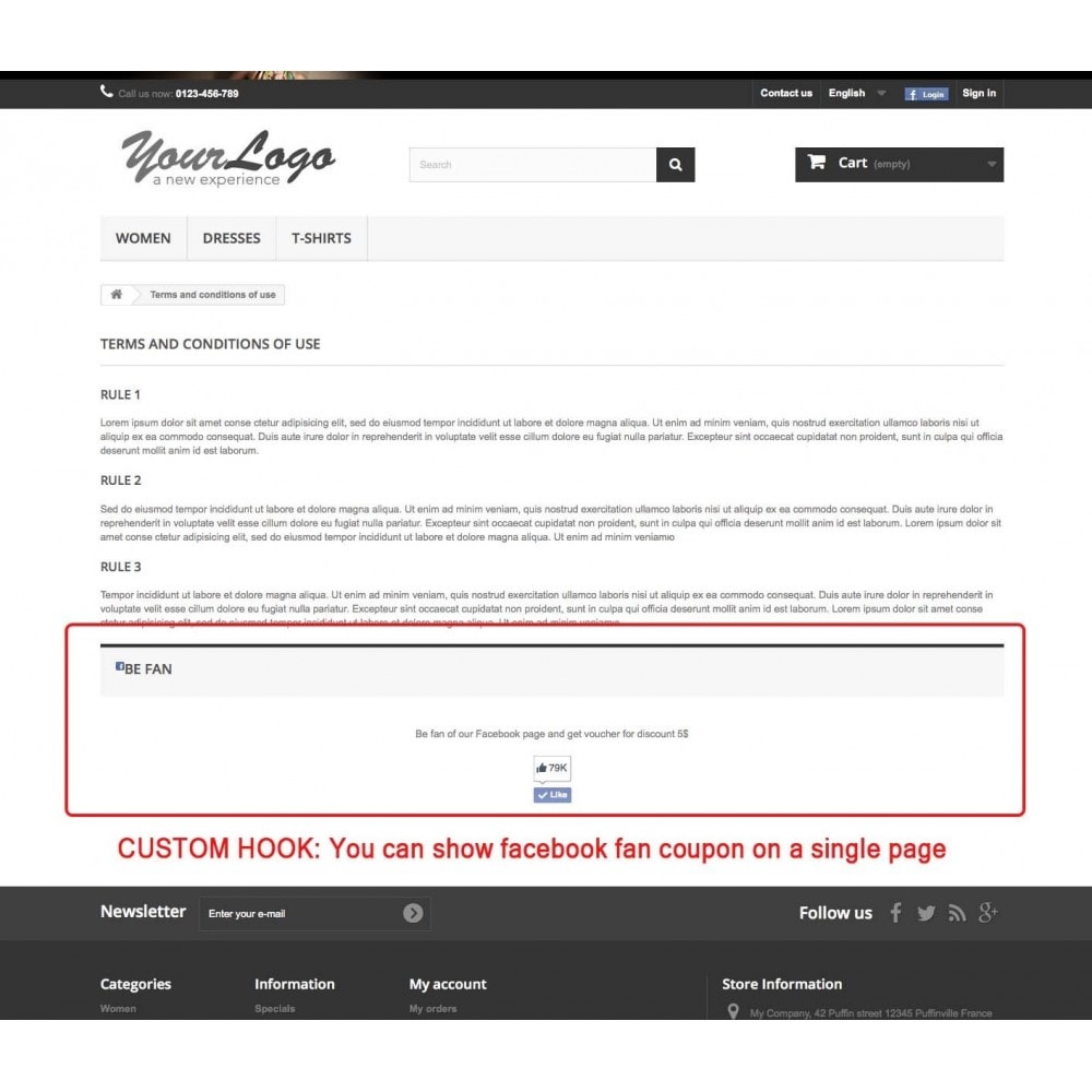 Facebook coupon shop ca