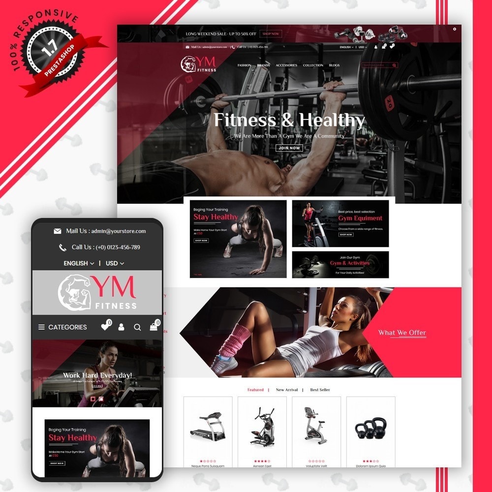 Gym Shop - PrestaShop Addons