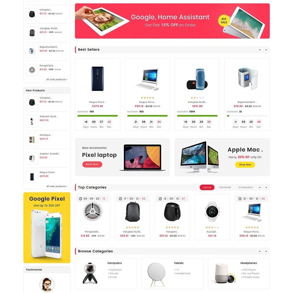 PrestaShop Electronics & Computers Themes - PrestaShop Addons