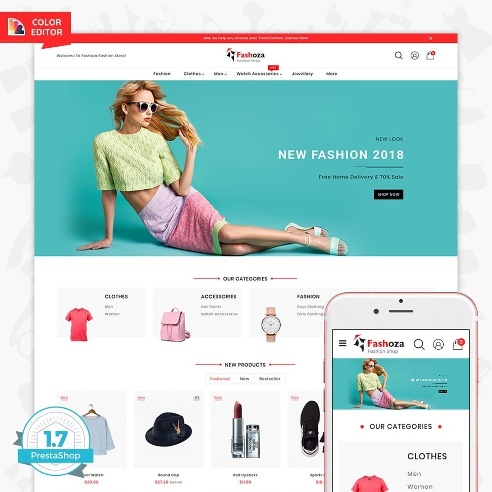 Fasoza - The Fashion Store - PrestaShop Addons