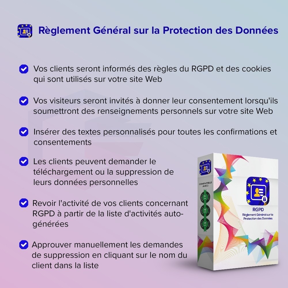 Règlement Général Sur La Protection Des Données - PrestaShop Addons