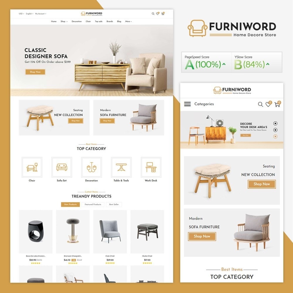 Furniword Furniture Store Template