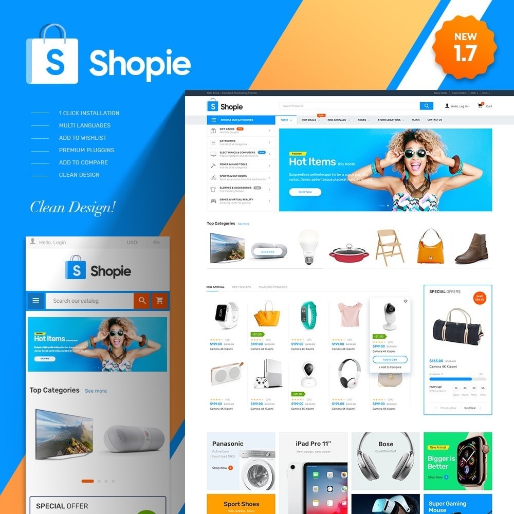 Shopie Supermarket Store - PrestaShop Addons