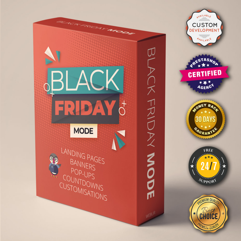 Black Friday Sales Mode Unlimited Landing Page Builder Prestashop Addons