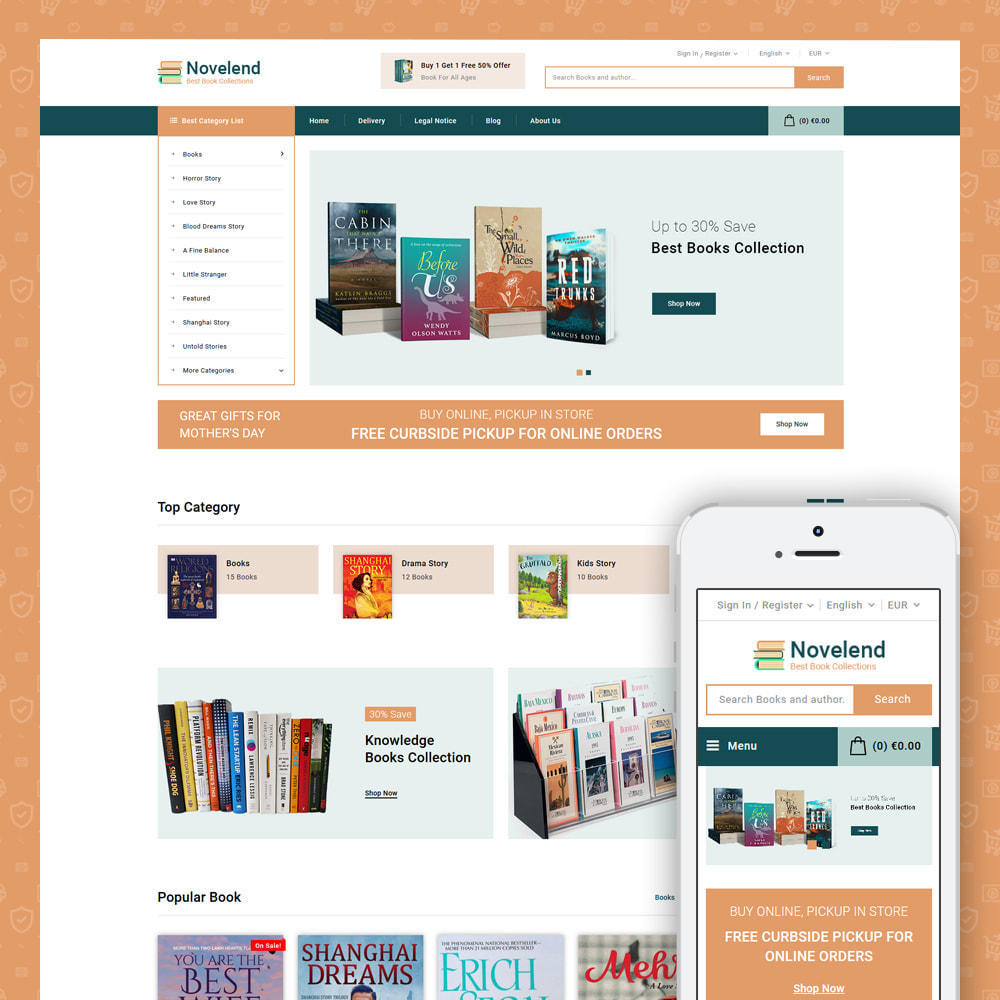 Online Book Store - PrestaShop Addons