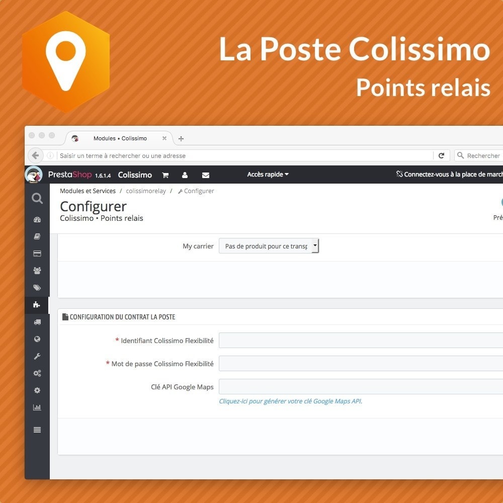 Colissimo Points Relais Prestashop Addons