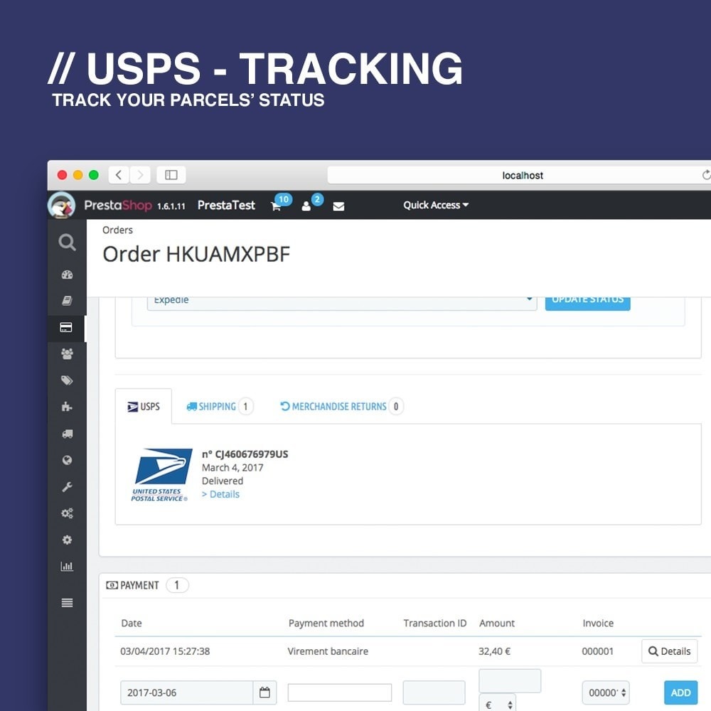 usps tracking package