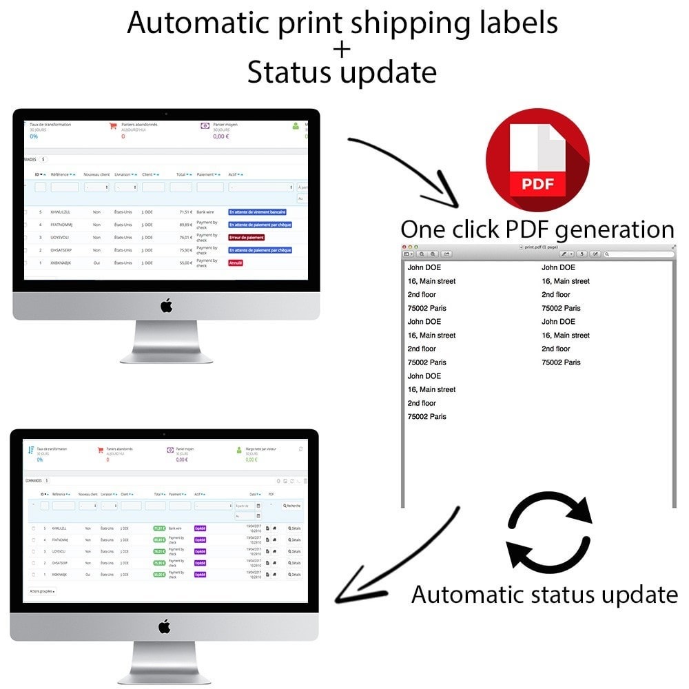 target photo print to store status