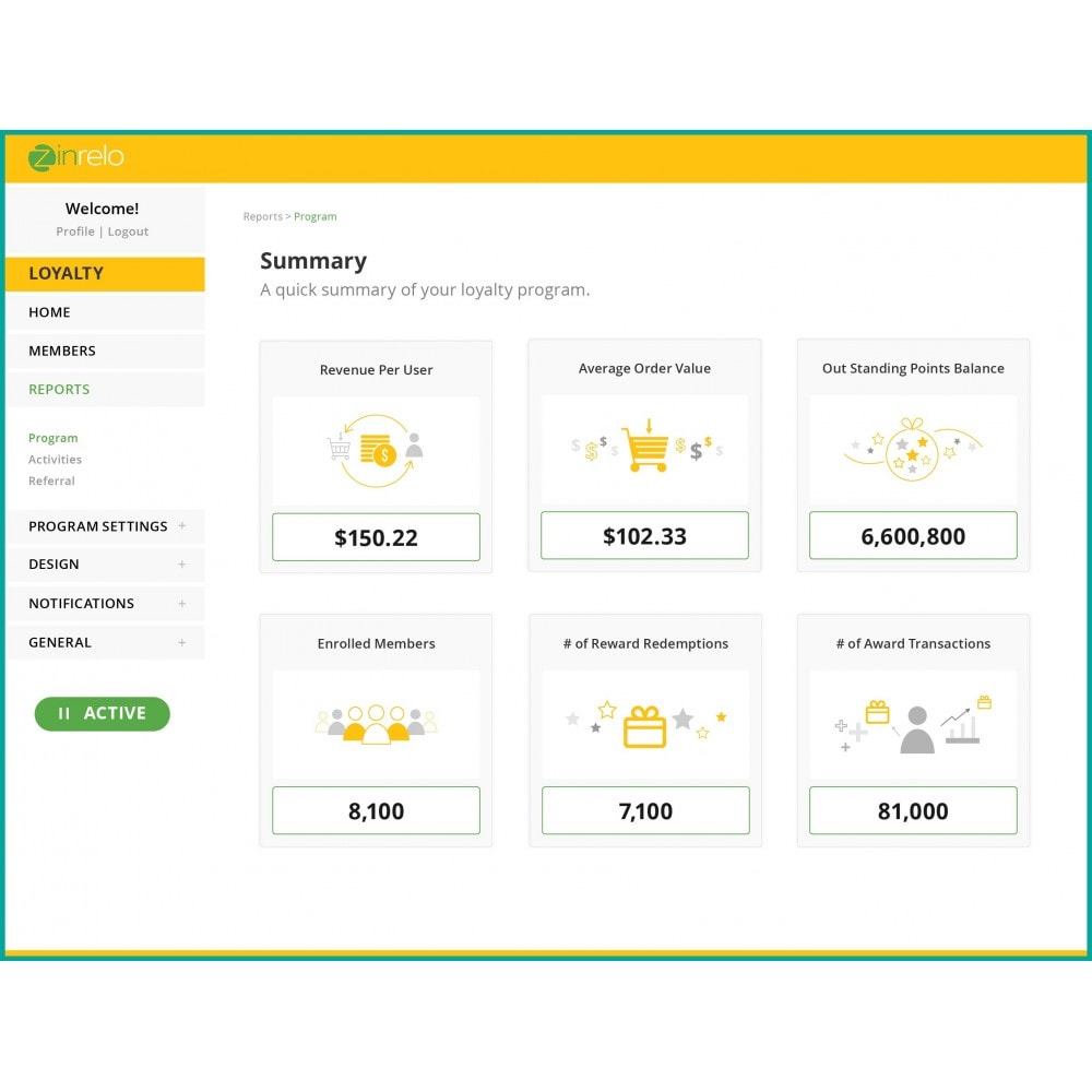 Loyalty Rewards Program >> Zinrelo Loyalty Rewards Program Module Loyalty Rewards Program >> Zinrelo Loyalty Rewards Program Module