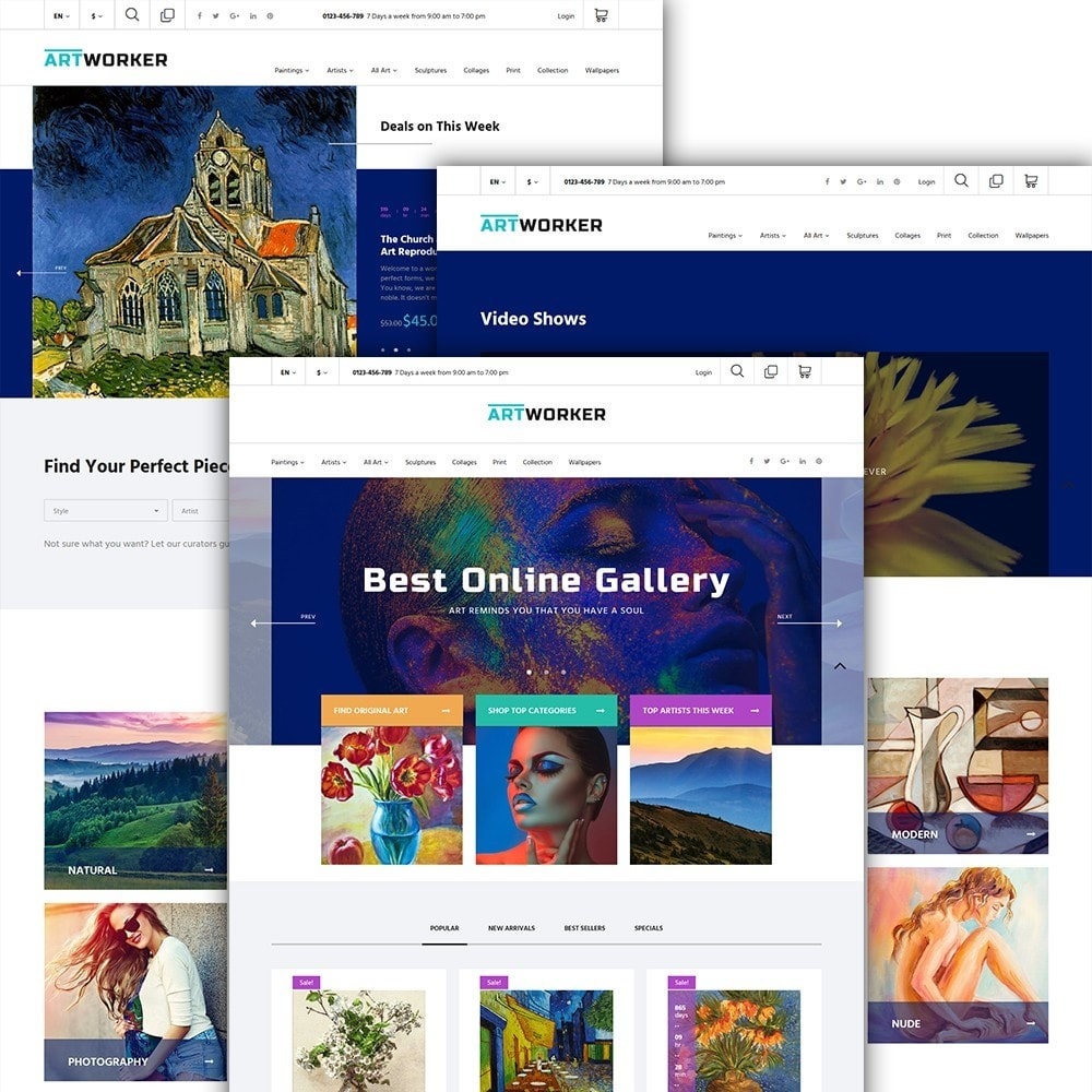 PrestaShop Art & Culture Themes - PrestaShop Addons