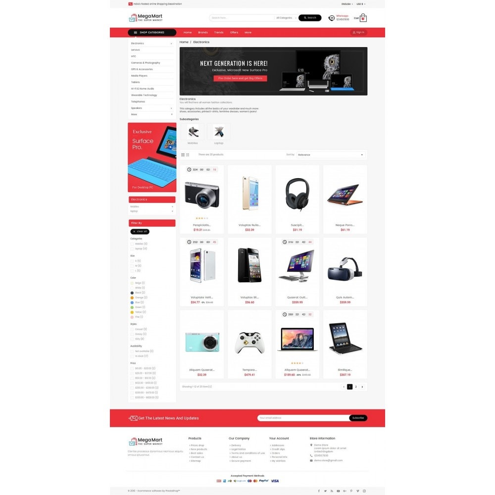 PrestaShop Electronics & Computers Themes - PrestaShop Addons